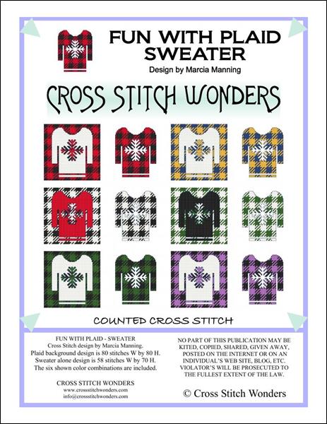 click here to view larger image of Fun With Plaid - Sweater (chart)