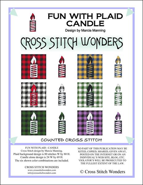 Fun With Plaid - Candle