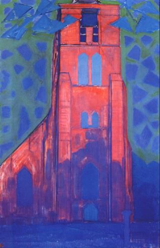 Church Tower of Domburg - Pieter Mondrian