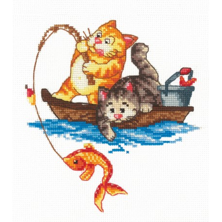 click here to view larger image of Gotcha (counted cross stitch kit)