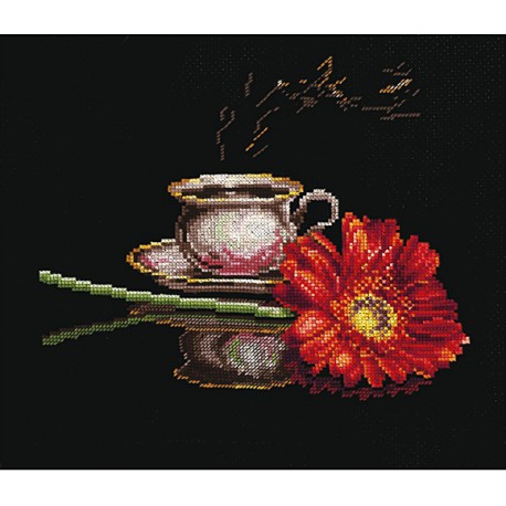 click here to view larger image of Coffee for Her (counted cross stitch kit)