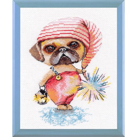 click here to view larger image of Little Gnome (counted cross stitch kit)