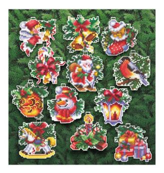 click here to view larger image of Christmas Toys (counted cross stitch kit)