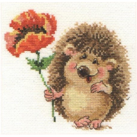 Hedgehog with Poppy