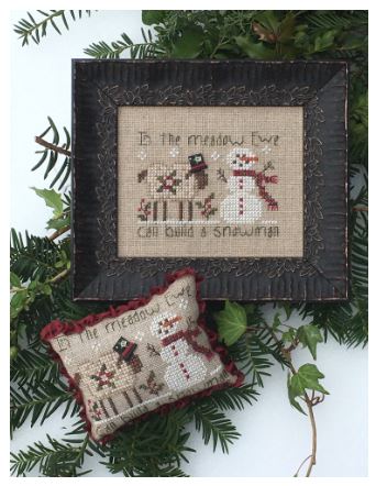 click here to view larger image of Ewe Can Build a Snowman (counted cross stitch kit)
