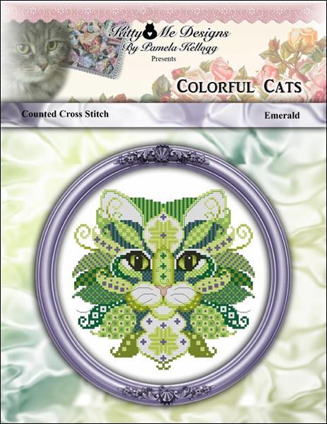 Colorful Cats - Emerald