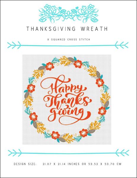 click here to view larger image of Thanksgiving Wreath (chart)