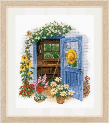 click here to view larger image of My Garden Shed (counted cross stitch kit)