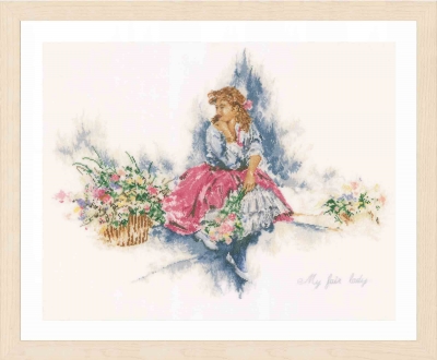 click here to view larger image of My Fair Lady (counted cross stitch kit)