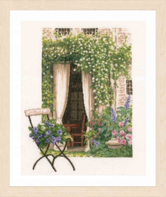 click here to view larger image of Our Garden View (counted cross stitch kit)