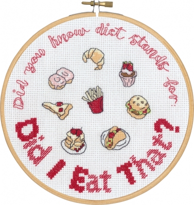 click here to view larger image of Diet (counted cross stitch kit)