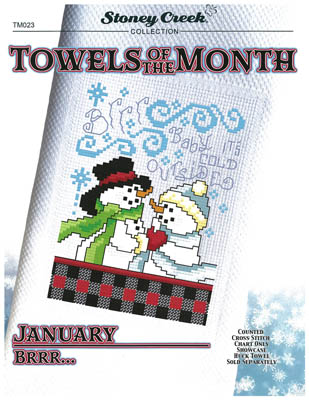 click here to view larger image of Towels Of The Month - January Brrr (chart)