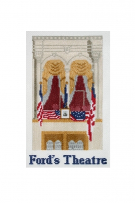 click here to view larger image of Fords Theater (counted cross stitch kit)