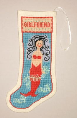 click here to view larger image of Kedron Girlfriend Stocking Ornament (counted cross stitch kit)
