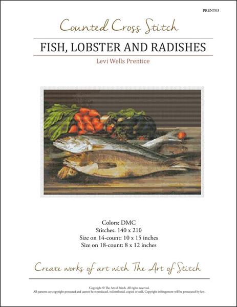 Fish Lobster and Radishes (Levi Wells Prentice)
