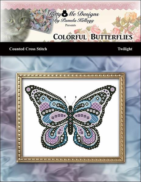 click here to view larger image of Colorful Butterflies - Twilight (chart)