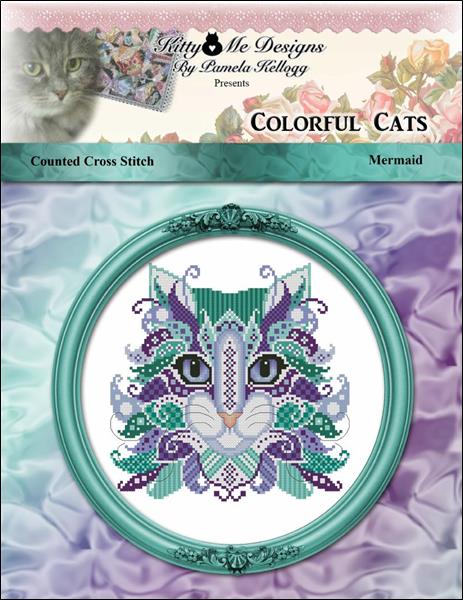 click here to view larger image of Colorful Cats - Mermaid (chart)