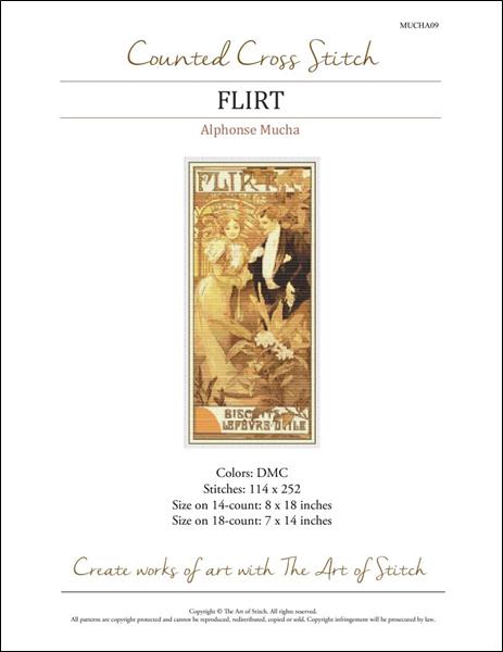 Flirt (Alphonse Mucha)
