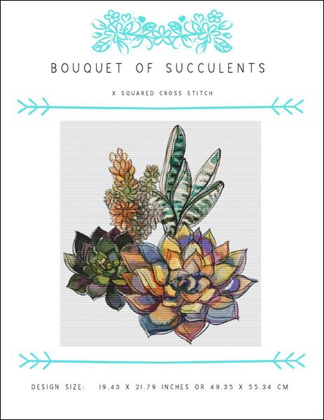 click here to view larger image of Bouquet of Succulents (chart)