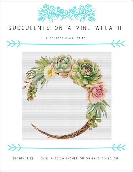 Succulents on a Vine Wreath