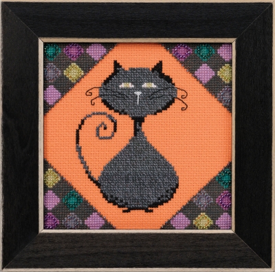 click here to view larger image of Coal - Alley Cats (counted cross stitch kit)