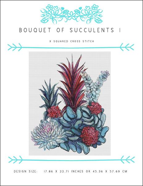 click here to view larger image of Bouquet Of Succulents I (chart)