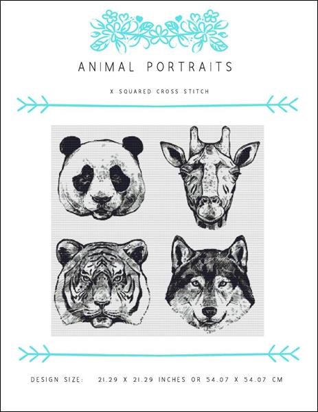 click here to view larger image of Animal Portraits (chart)