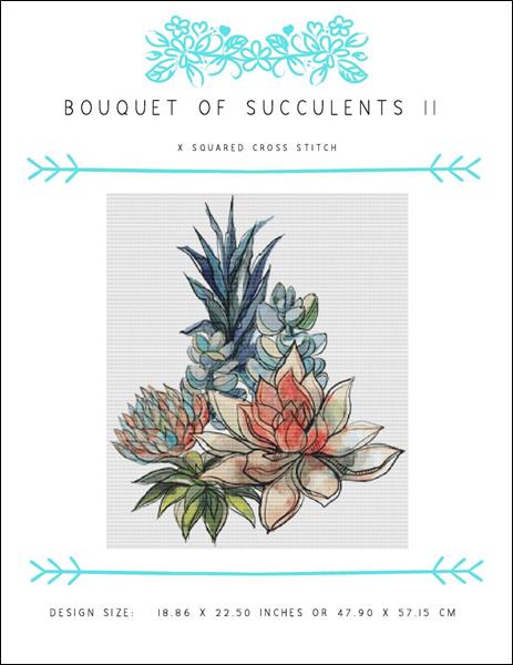 click here to view larger image of Bouquet of Succulents II (chart)