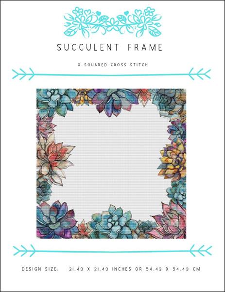 click here to view larger image of Succulent Frame (chart)