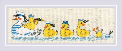 click here to view larger image of Over the Waves (counted cross stitch kit)