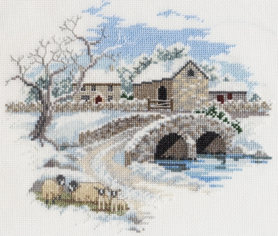 click here to view larger image of Countryside - Winterbourne Farm (counted cross stitch kit)