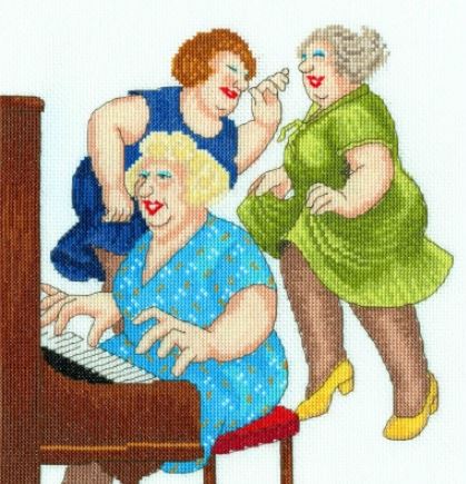 click here to view larger image of Song and Dance (counted cross stitch kit)