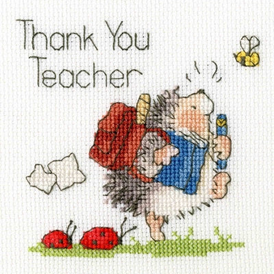 click here to view larger image of Schools Out - Card (counted cross stitch kit)