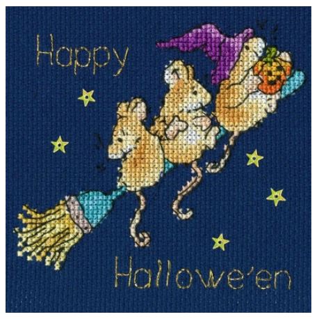 click here to view larger image of Stary Night - Card (counted cross stitch kit)