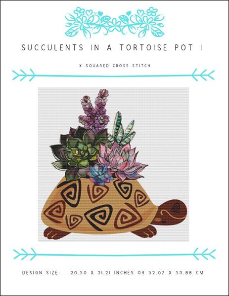 Succulents in a Tortoise Pot I