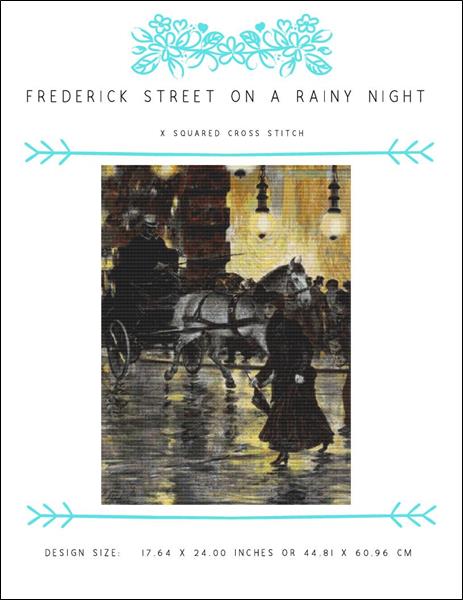Frederick Street on a Rainy Night