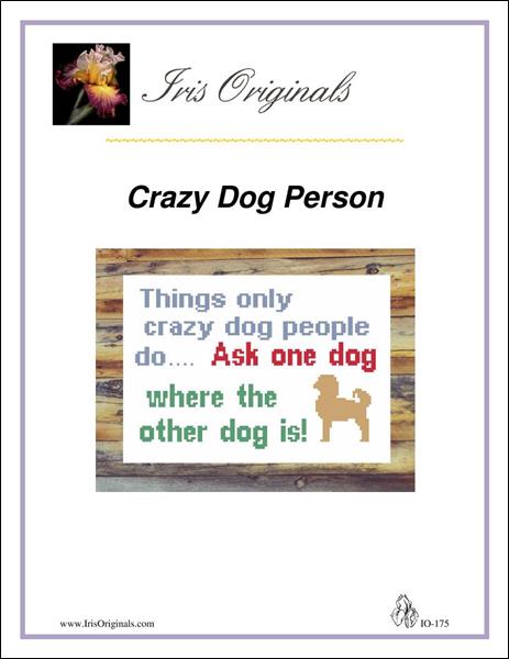 click here to view larger image of Crazy Dog Person (chart)