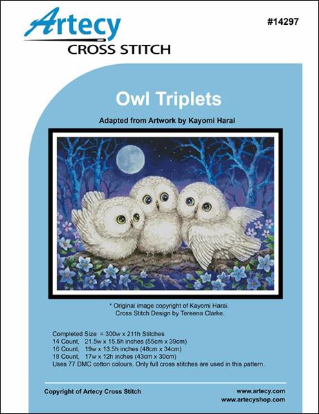 click here to view larger image of Owl Triplets (chart)