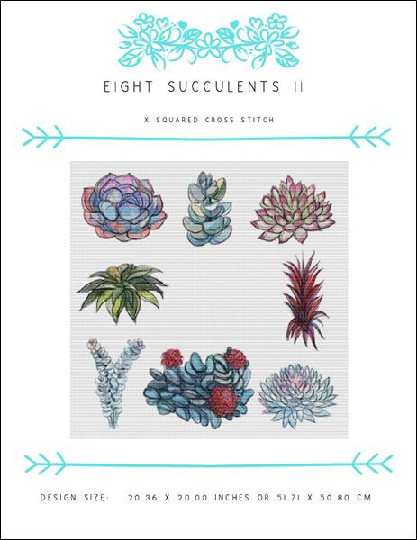 click here to view larger image of Eight Succulents II (chart)