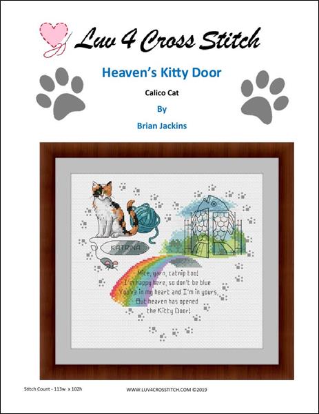 Heavens Kitty Door - Calico Cat