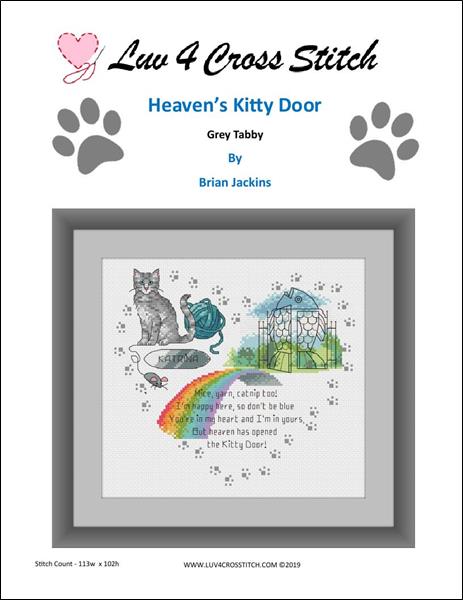 Heavens Kitty Door - Grey Tabby Cat