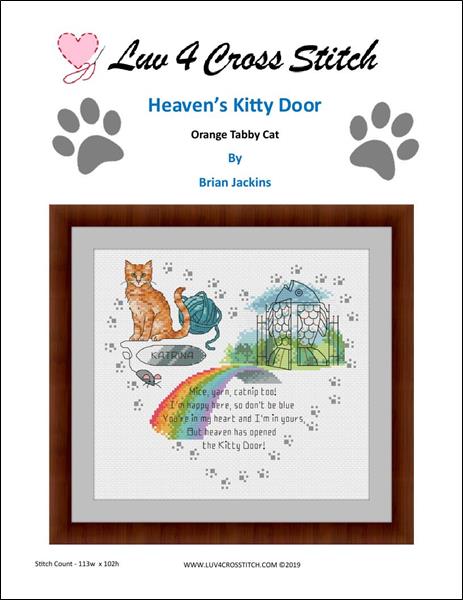 Heavens Kitty Door - Orange Tabby Cat