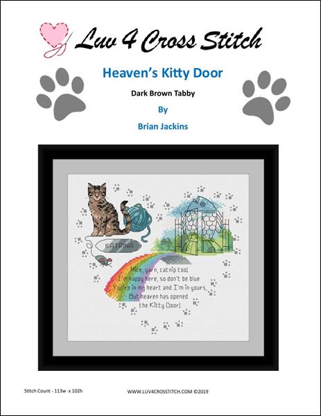 Heavens Kitty Door - Dark Brown Tabby