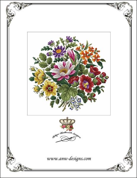 click here to view larger image of Victorian Floral Bouquet 1 (chart)