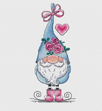 click here to view larger image of Valentine Gnome (chart)