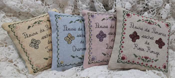 click here to view larger image of Flowers of Provence Sachet Set (chart)