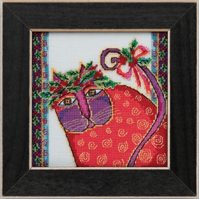 click here to view larger image of Christmas Pets - Christmas Kitten (counted cross stitch kit)