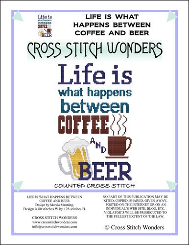 Life is what Happens Between Coffee and Beer 