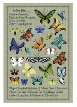click here to view larger image of Kaleidoscope Butterfly (chart)