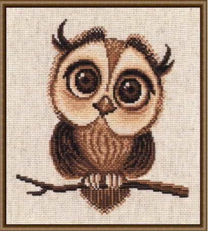 click here to view larger image of Owl Filimosha (counted cross stitch kit)